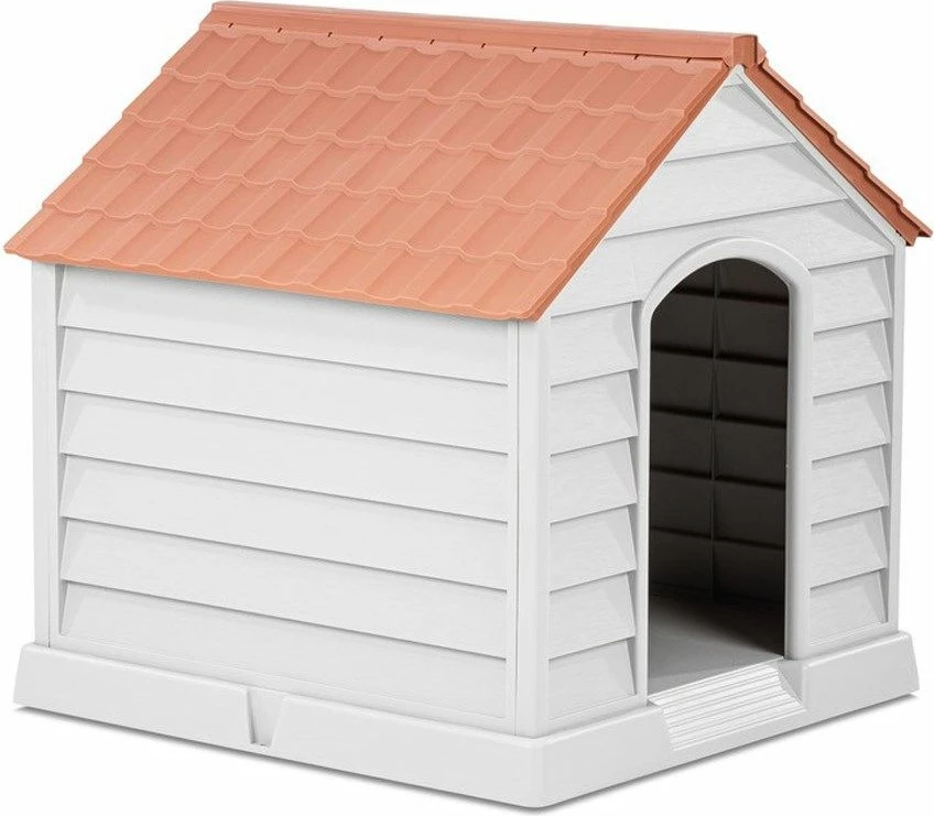 Hiša za hišne ljubljenčke Paws & Whiskers, 5101-3, siva in rjava, 95 x 102 x 98 cm