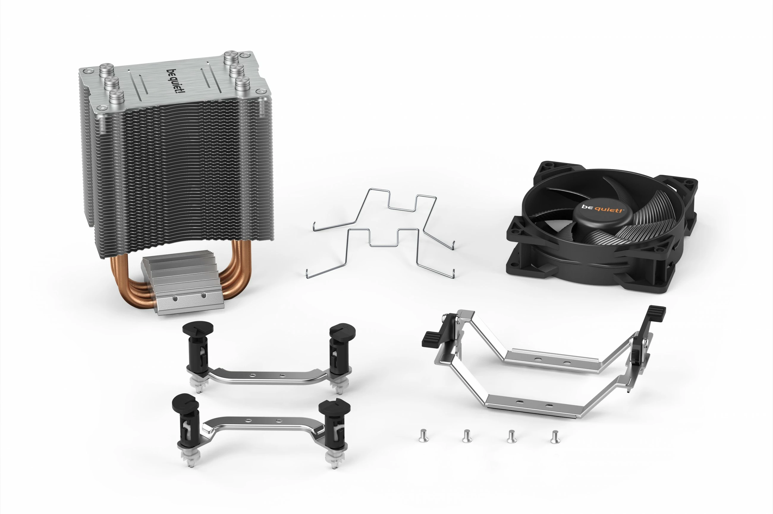 Kuler CPU Pure Rock Slim 2, 9,2 cm, 2000 RPM, srebrn - be quiet!