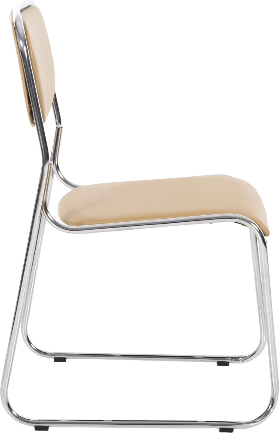 Konferenčni/obiskovalni stol MABEL FH1019.07 kromiran okvir-mocha PU 47x48x78Hcm