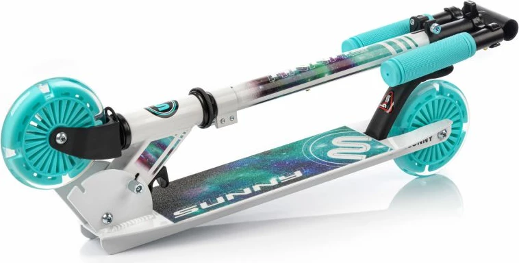 Rekreativni skiro za otroke Meteor, bel in moder