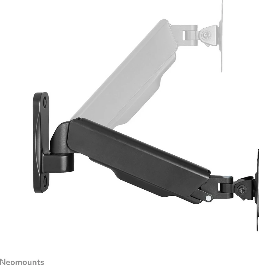 Nosilec za monitor/TV z nastavitvijo višine na plinski vzmeti, polni premik, 17–32 in, črn - Neomounts WL70-440BL11