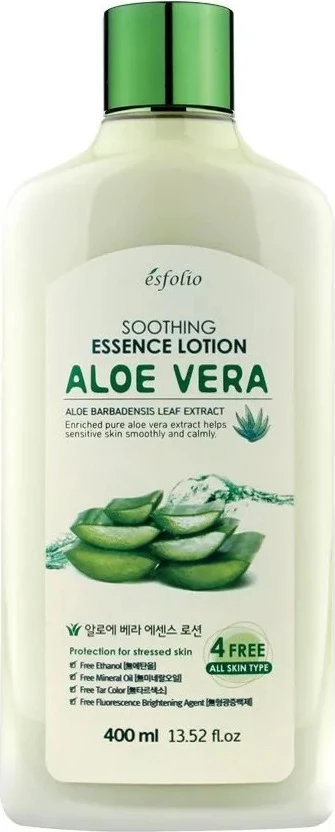 Hidratantna in pomirjujoča esenca za obraz in telo Esfolio Aloe Vera, 400 ml
