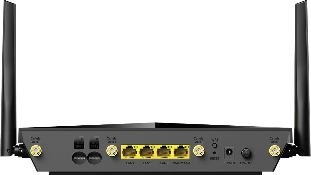 Usmerjevalnik Cudy P5, AX3000, 5G, dvojni SIM, Wi‑Fi 6, črn