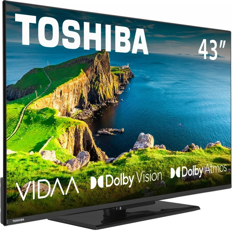 Ultra HD/4K Smart TV 43 inč, Toshiba 43UV3F63DG, črn