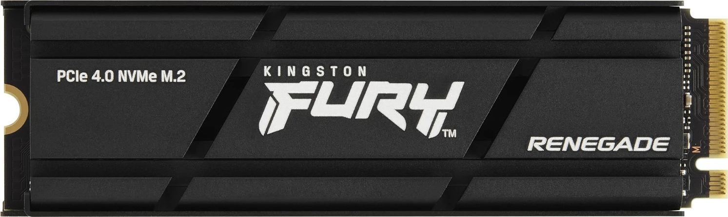 SSD 2TB, M.2, PCIe 4.0 NVMe, z hladilnikom, Kingston FURY Renegade, črn
