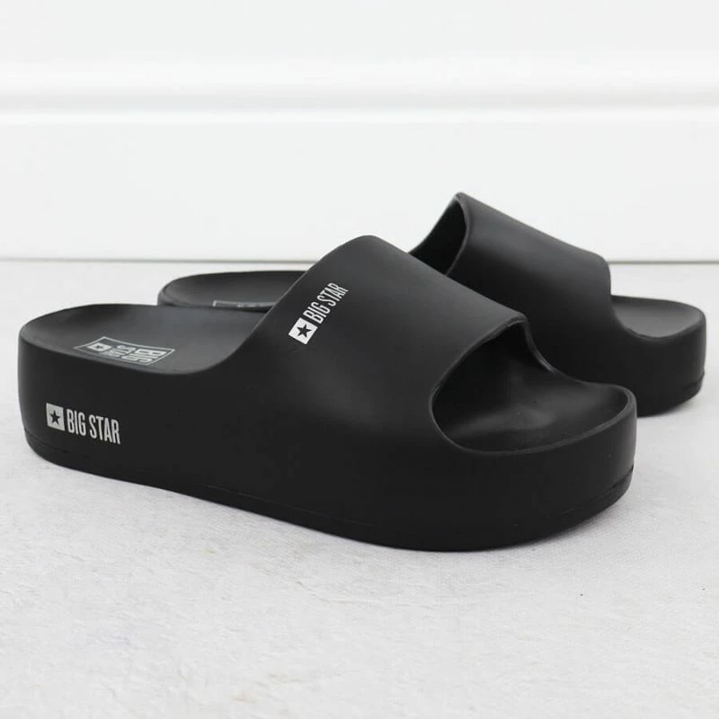 Platformne natikače za ženske Big Star, črne