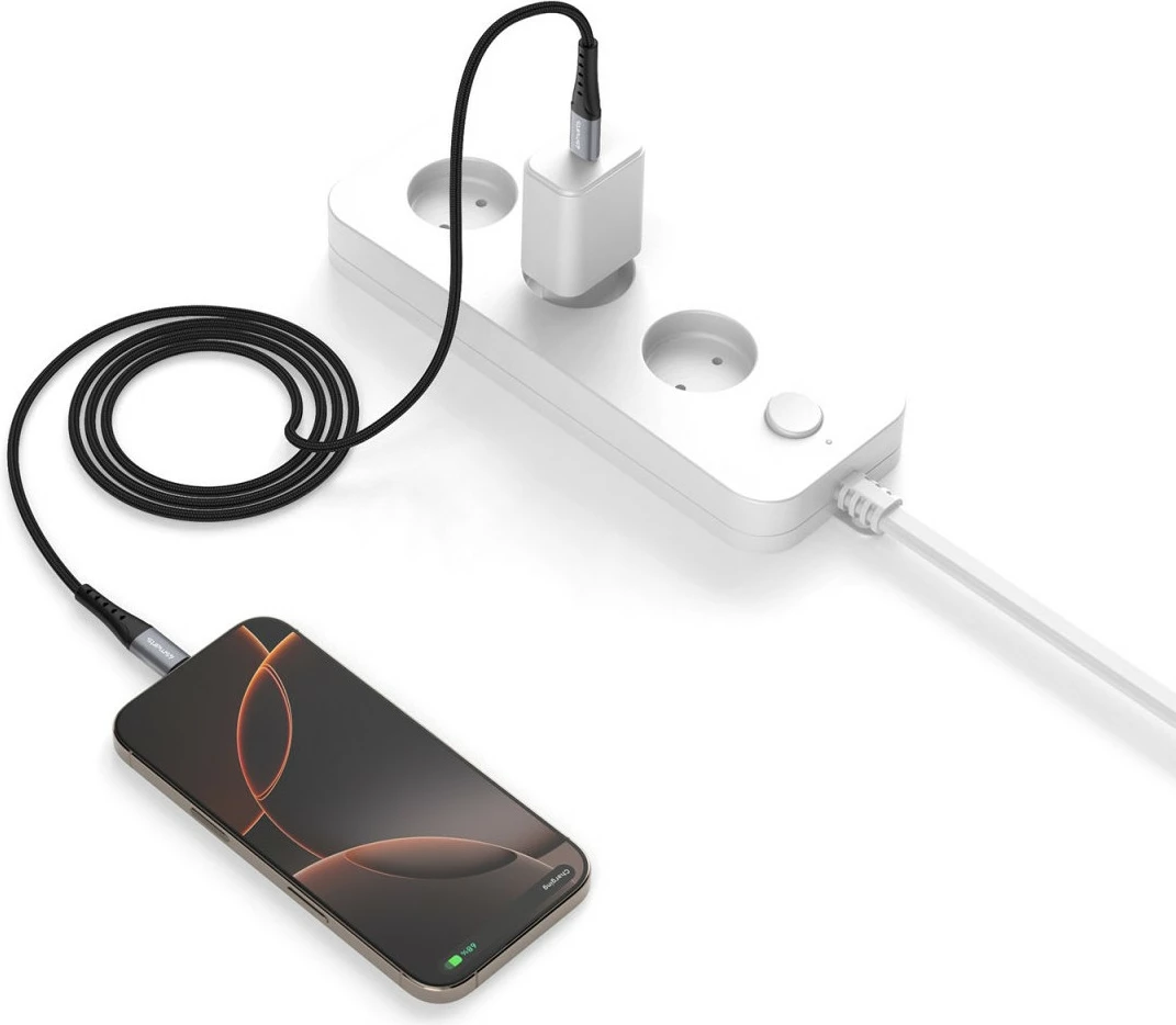 USB-C kabel 4smarts PrimeCord 1,5 m 60W, črn