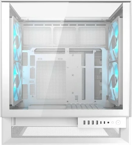 Računalniško ohišje midi tower, ARGB, belo, Cougar OmnyX