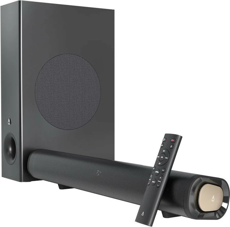 Zvočna vrstica 2.1 Creative Labs Stage Pro (51MF8495AA000), 80 W, Dolby Audio, HDMI ARC/USB-C/Bluetooth, s subwooferjem, črna