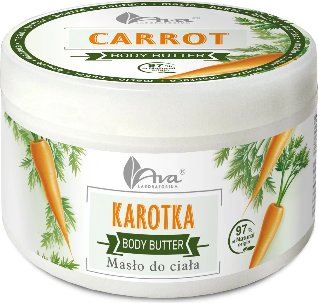 Telo-buttr z rdečo peso Ava Laboratorium Carrot Body Butter za ženske 250 g
