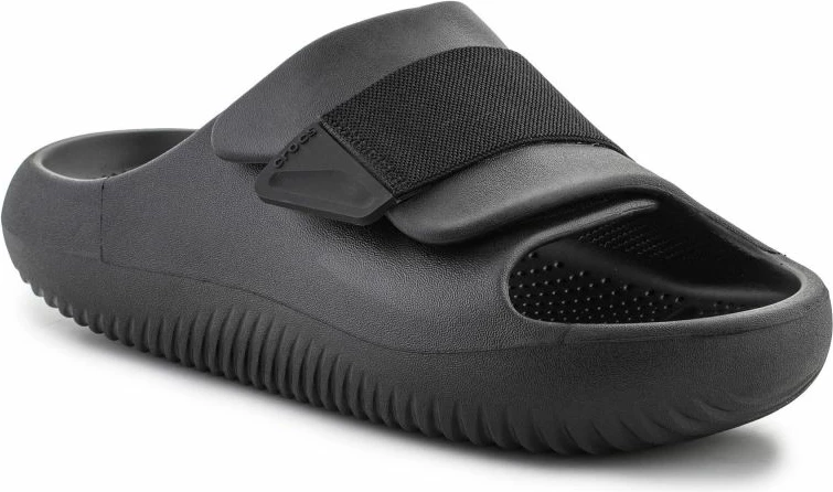 Copati za sprostitev Crocs Mellow Luxe Recovery Slide, črni