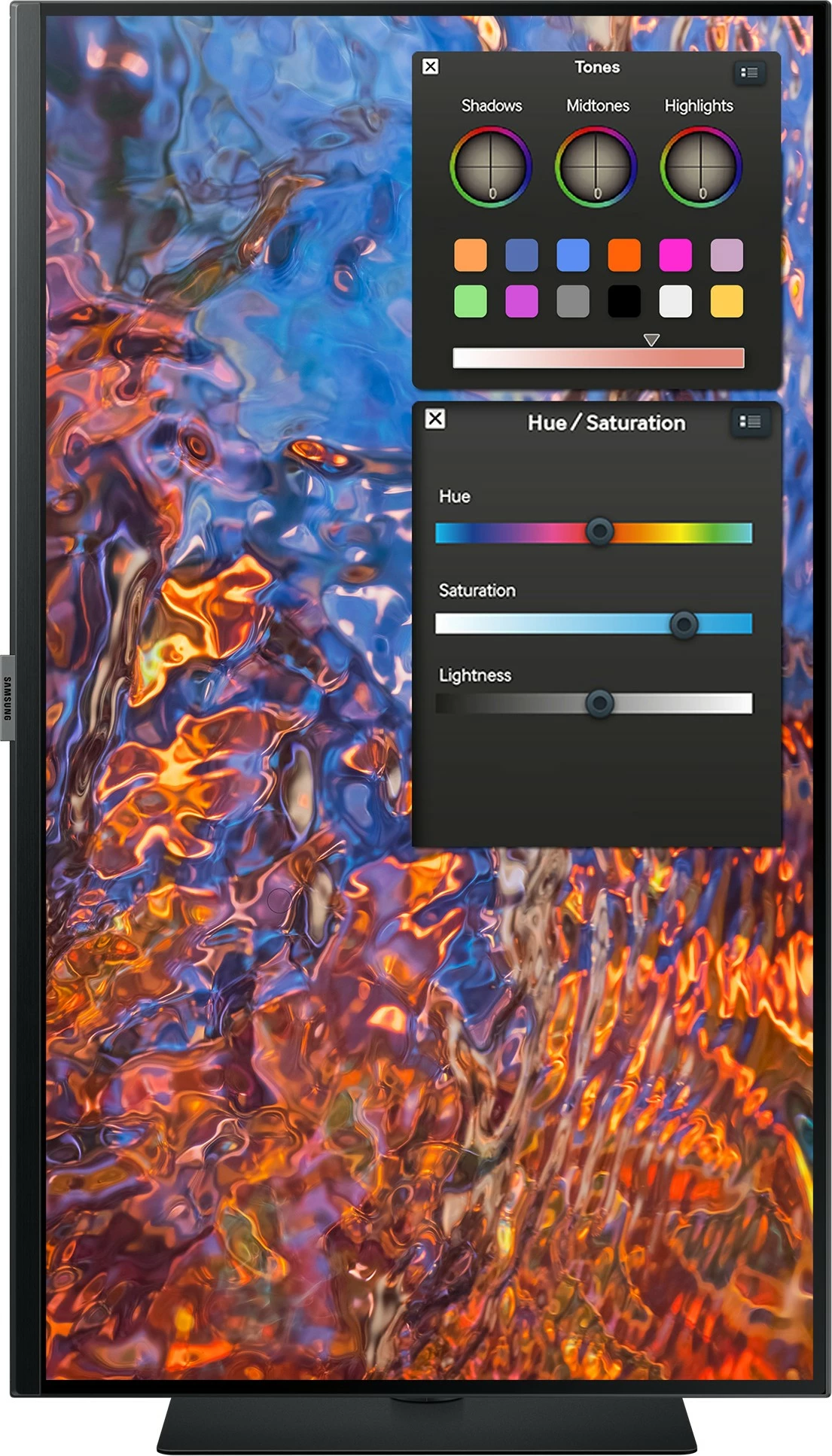 32" 4K Ultra HD LED monitor, Samsung S80PB, črn