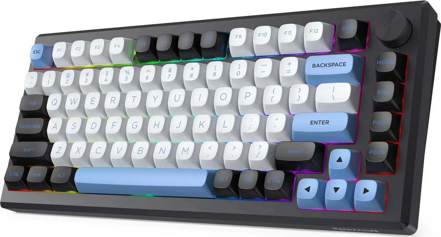 Mehanska tipkovnica Redragon Uranus Pro K732WLB-RGB-PRO 82, RGB, brezžična/prek kabla, črna