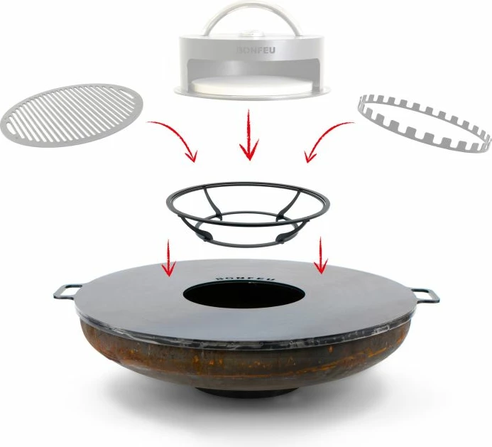 Dodatna oprema za outdoor Bonfeu, črna