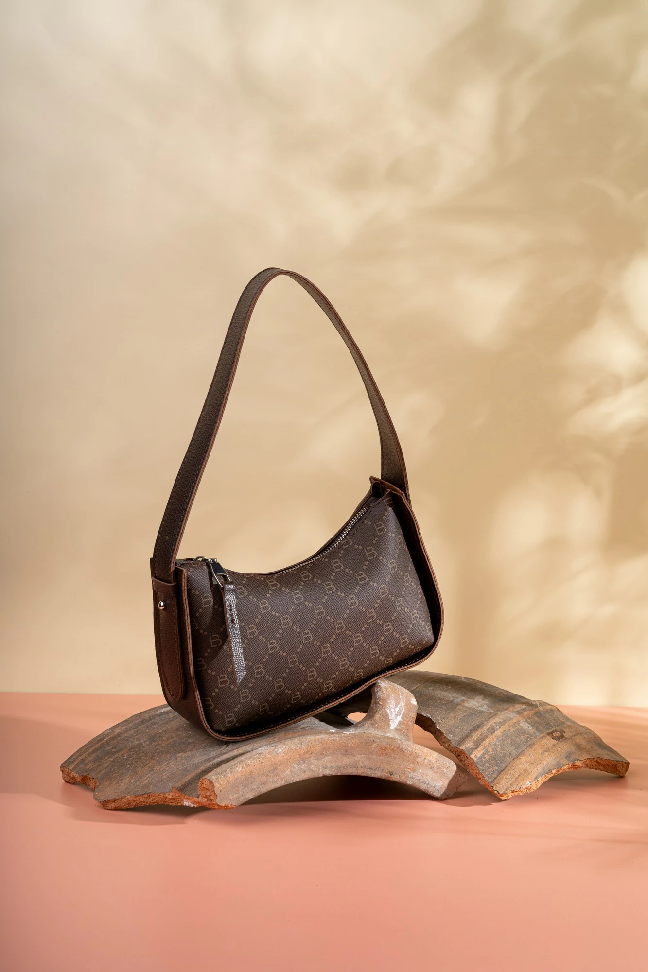 Torba za ramo rjava Lucky Bees, 1296