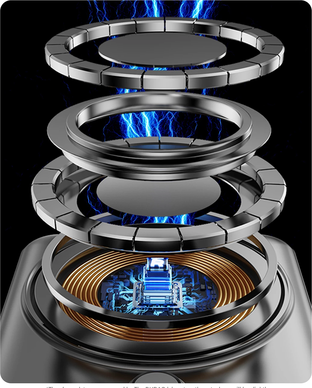 Prenosna baterija 10000 mAh, MagSafe, z metalnim ohišjem, USB-C/Lightning, Dudao K29, srebrna