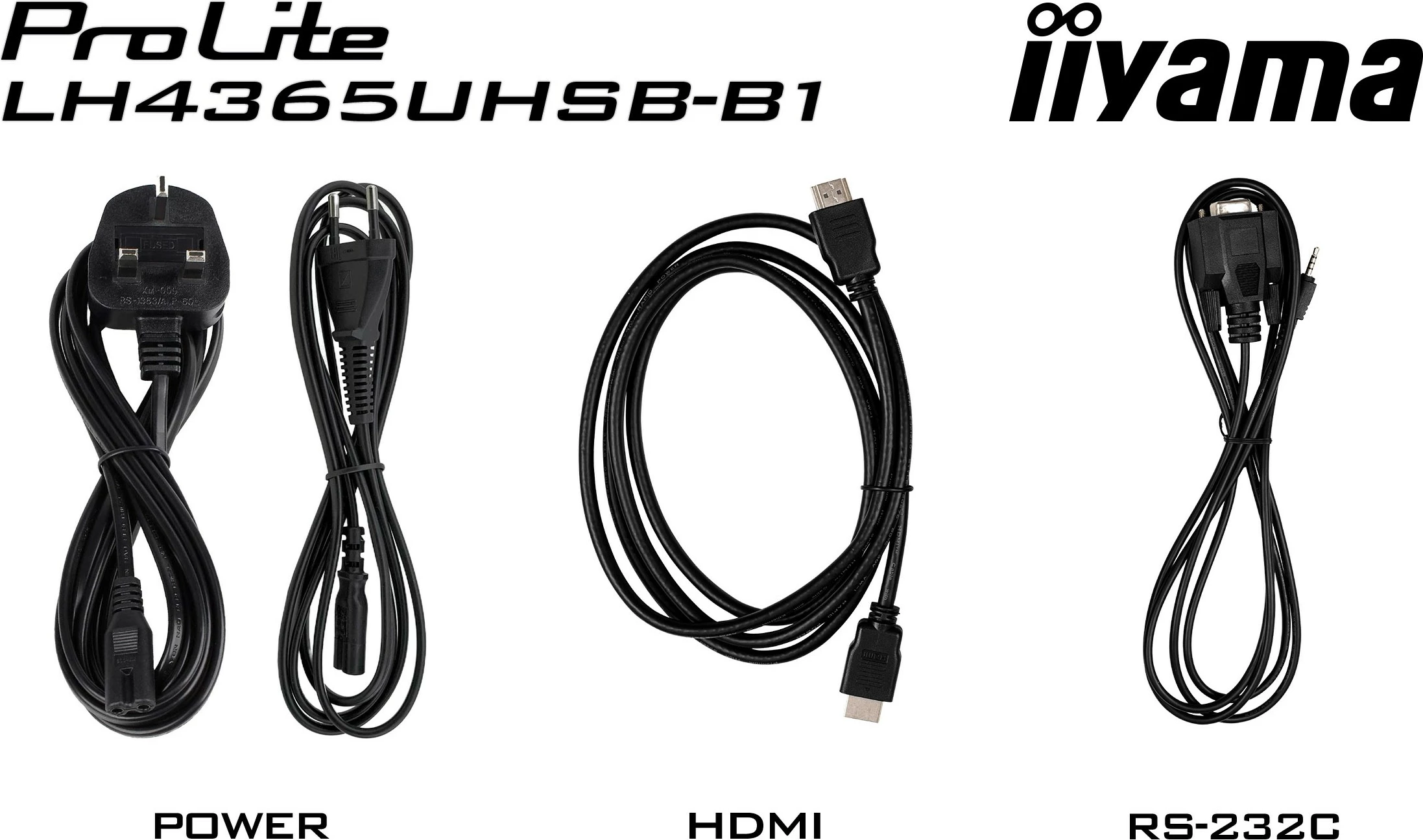 Monitor 43-palčni (108 cm), 4K Ultra HD, LED, Wi-Fi, črn iiyama ProLite LH4365UHSB-B1