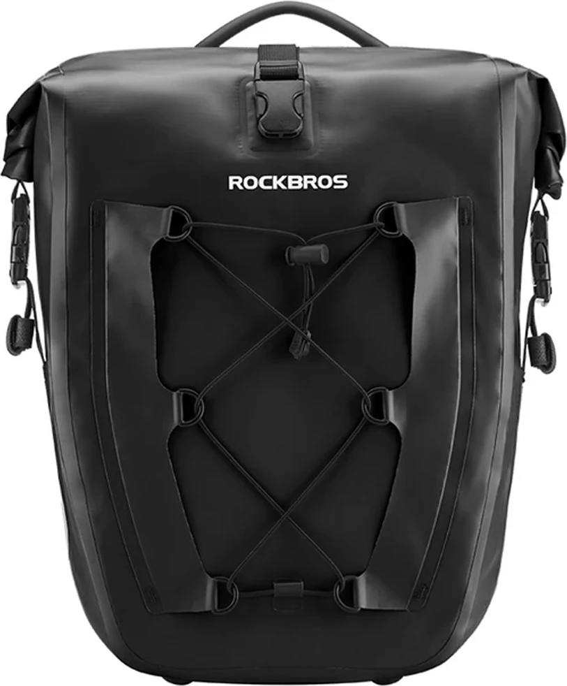 Torba za prtljažnik za kolo Rockbros 30140022001, 25–32 L, črna