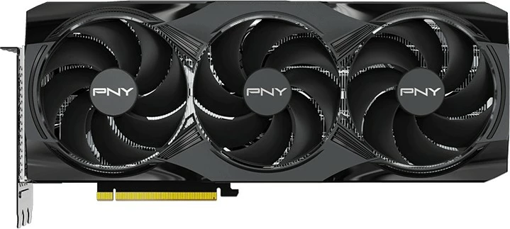 Grafična kartica PNY RTX 5070 Ti VERTO OC, 16GB GDDR7, 3 ventilatorji, črna