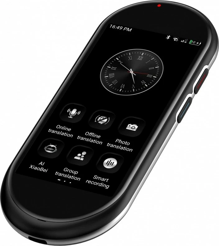 Elektronski prevajalnik Maxcom mTalk MT100 4G, 1500 mAh, črn