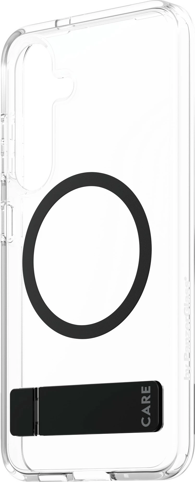 Transparenten ovitek PanzerGlass CARE s stojalom, za Samsung Galaxy S25