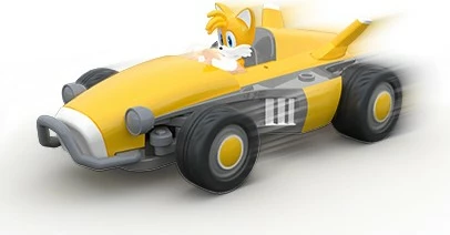 Set mini dirkališča Team Sonic Racing, 2 RC avtomobila, večbarven