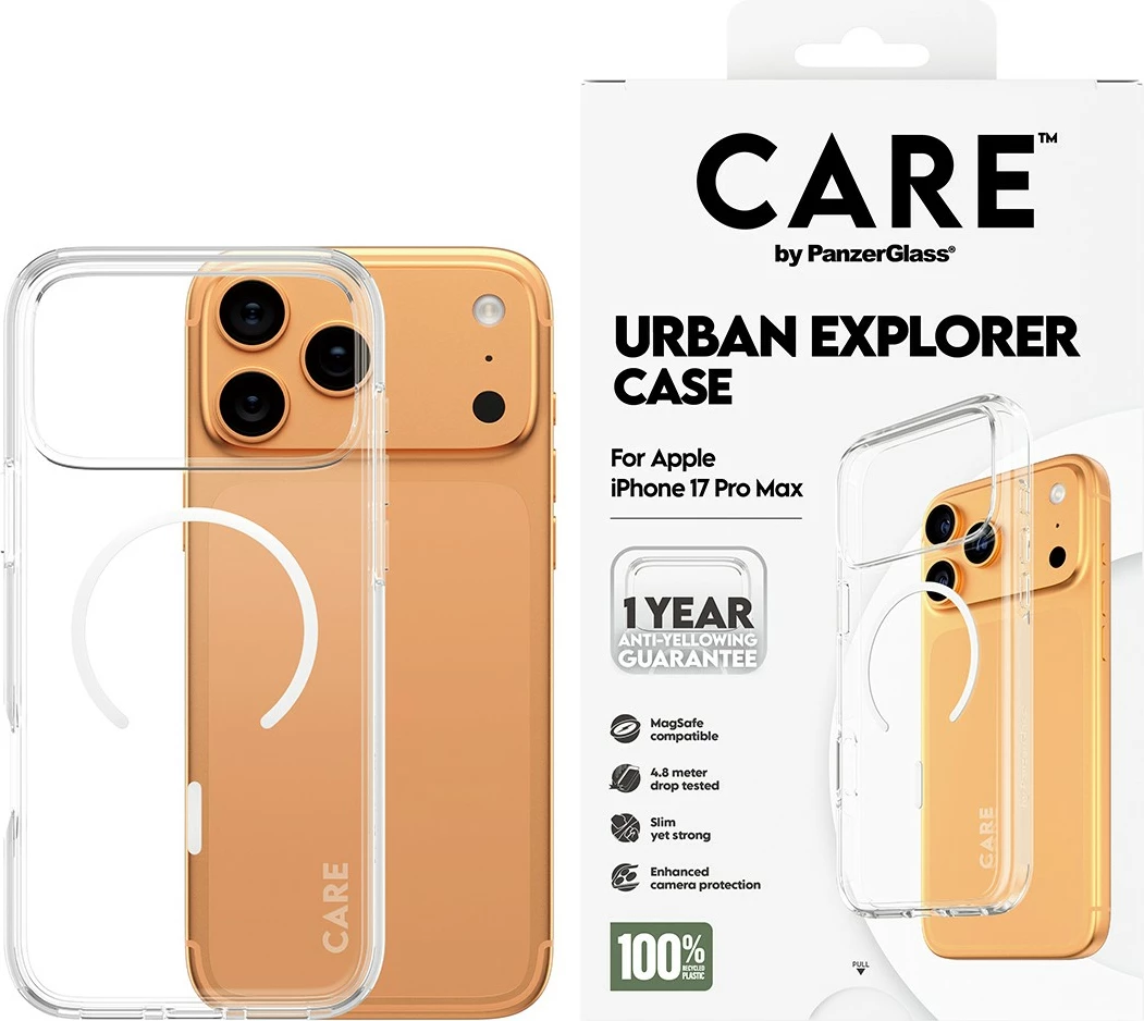 Prozoren ovitek PanzerGlass CARE by Flagship Case