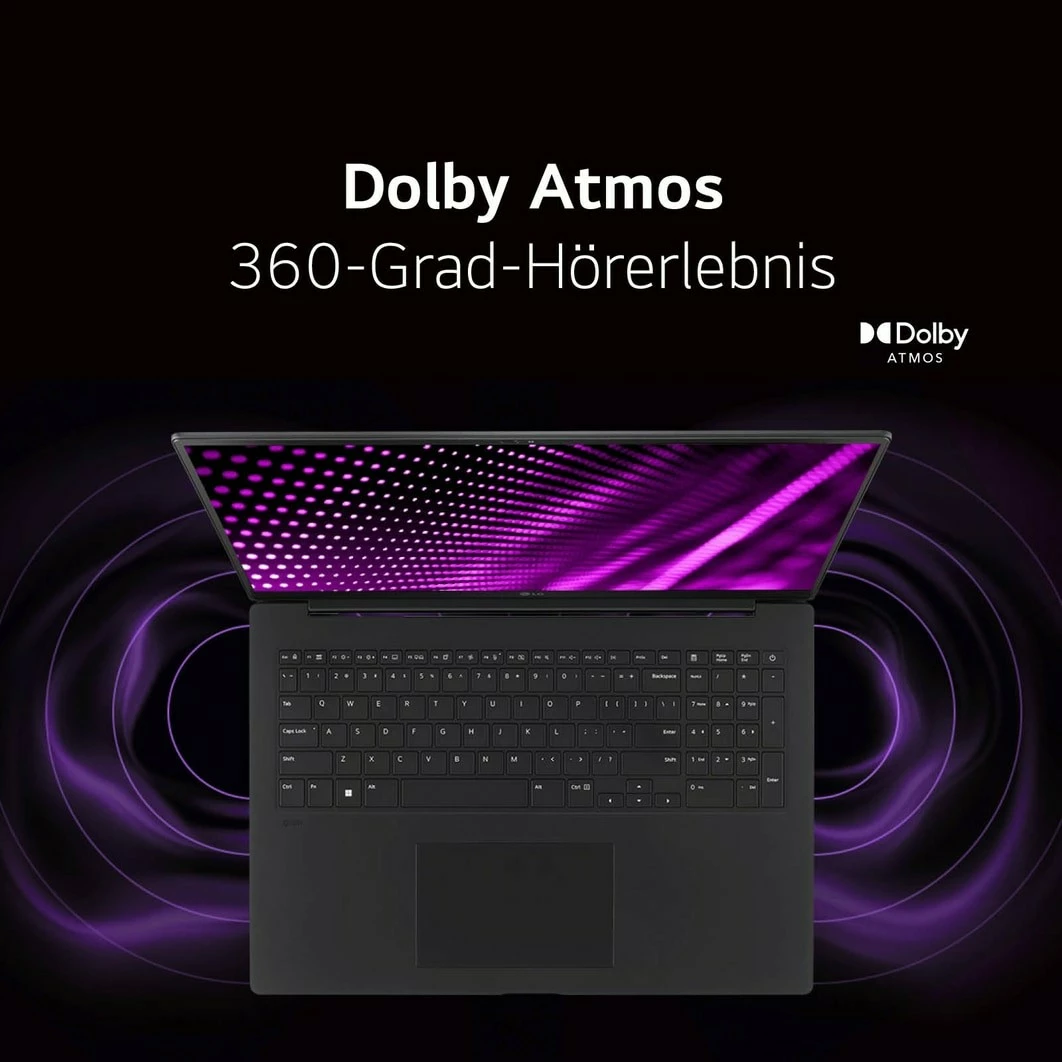 Lahki prenosnik 17'', IPS, Intel Core Ultra 7 155H, 16GB/1TB, črn — LG gram Pro 17Z90SP-G.AA78G