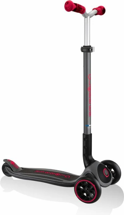 Otroški skuter Globber MASTER PRIME, črno-rdeč