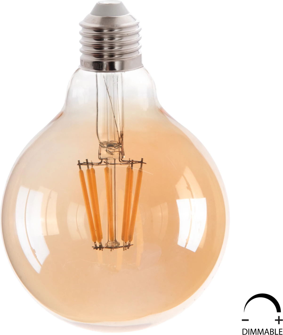 Žarnica GLOBO LED FILAMENT 8W E27 3000K zlata zatemnljiva