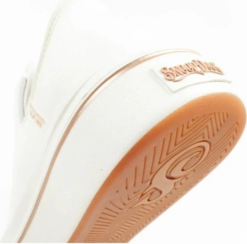 Superge, Skechers Snoop One-OG Leather Slip-Ins, bele