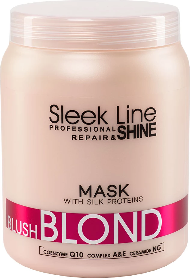 Maska za lase za ženske, Stapiz Sleek Line Blush Blond, 1000 ml
