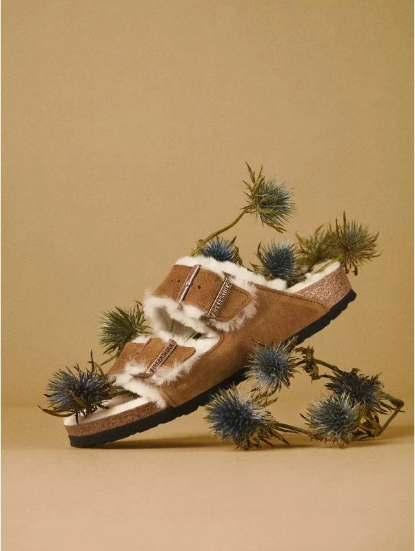 Natikači Birkenstock, ženski, rjavi