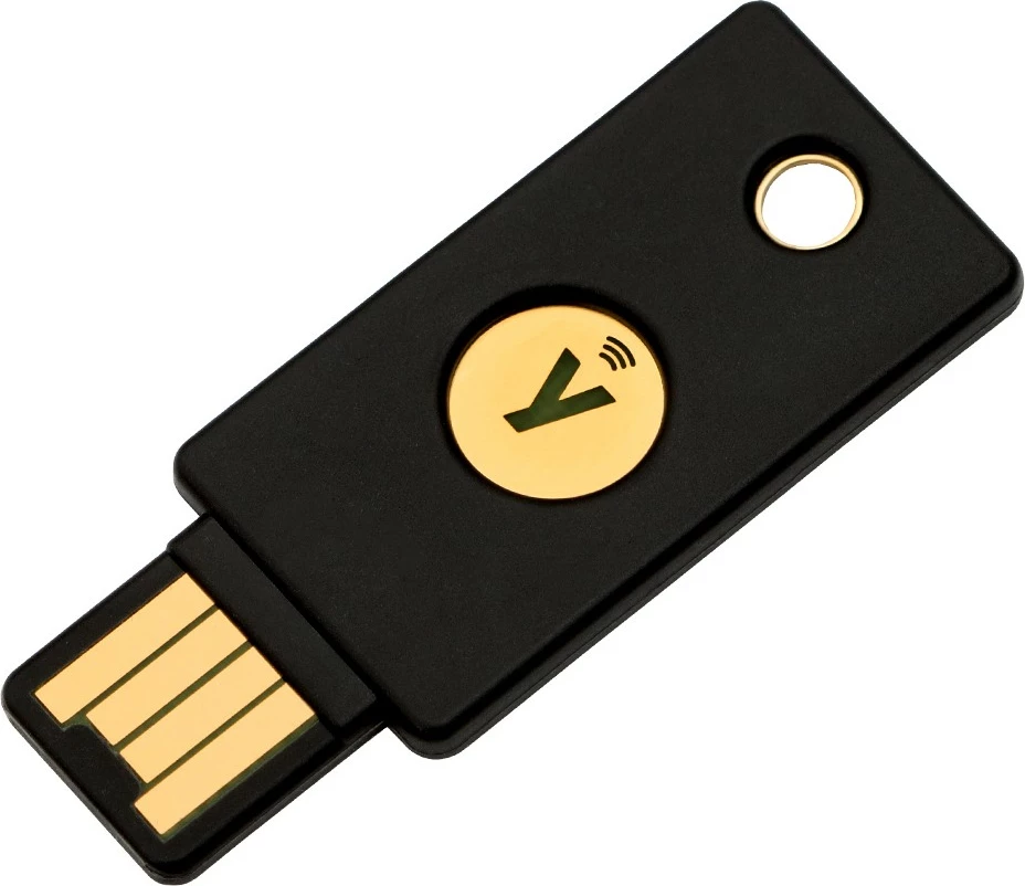 Varnostni ključ YubiKey 5 NFC, Yubico, USB-A, črn
