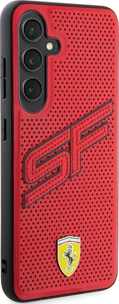 Zaščitni ovitek Ferrari Big SF Perforated za Samsung Galaxy S24+, rdeč
