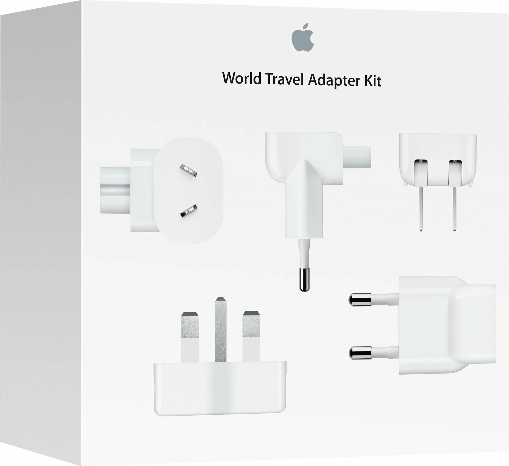 Kit adapterjev za potovanje, Apple, bel