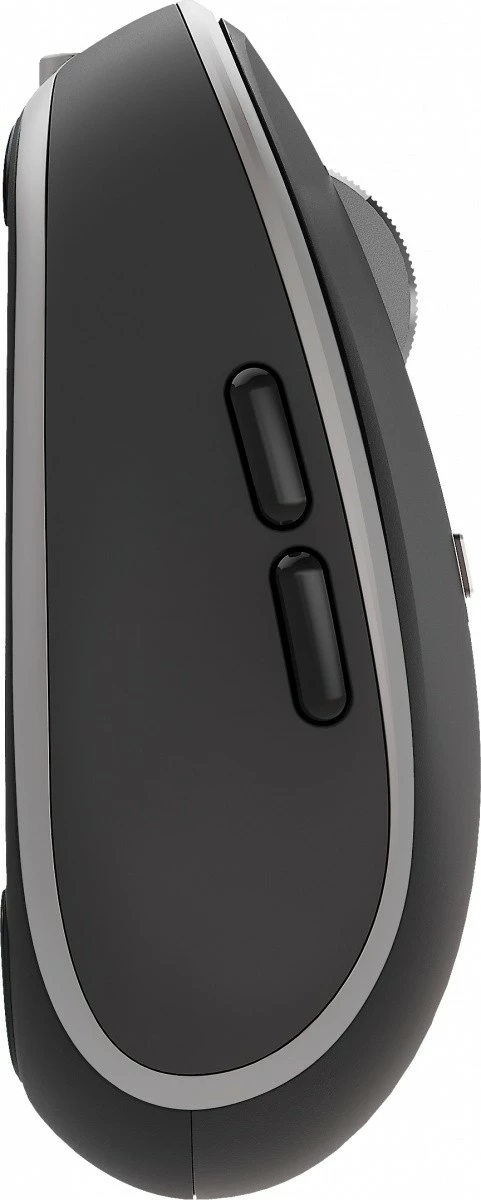 Brezžična miška YENKEE NOBLE YMS 2085BK, 5 gumbov, 2400 DPI, črna/siva