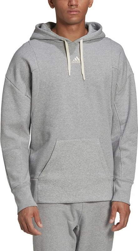 Duks s kapuco adidas, siv
