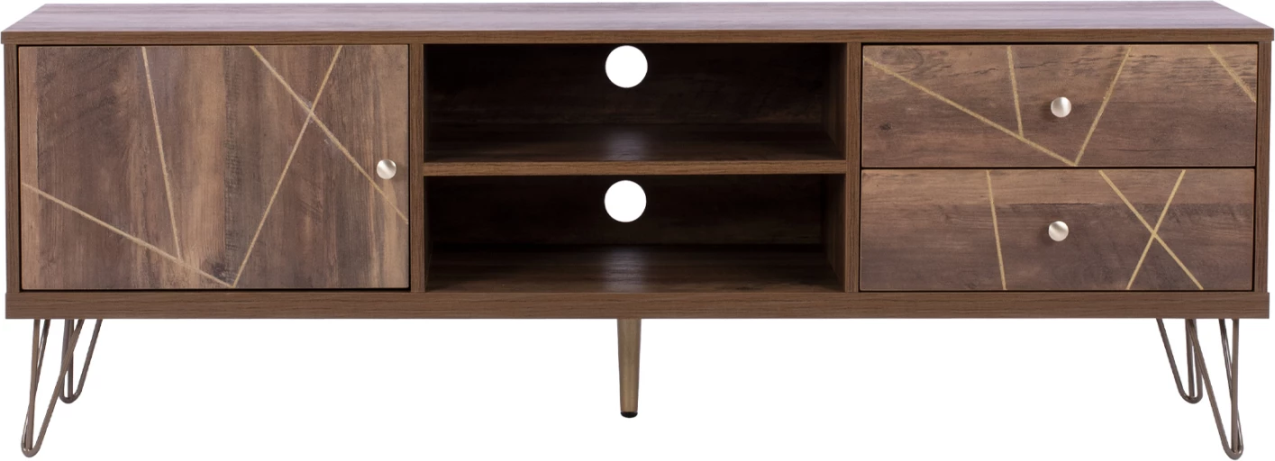 Komplet TV Kaitlyn FH8652 Oreh z Zlato 150x39,5x51,5 cm