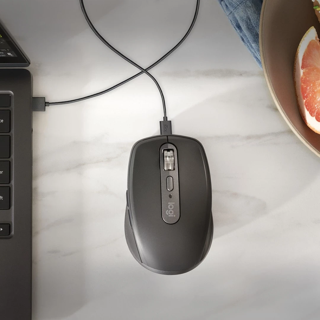 Brezžični miš RF + Bluetooth, 8000 DPI, Logitech MX Anywhere 3S