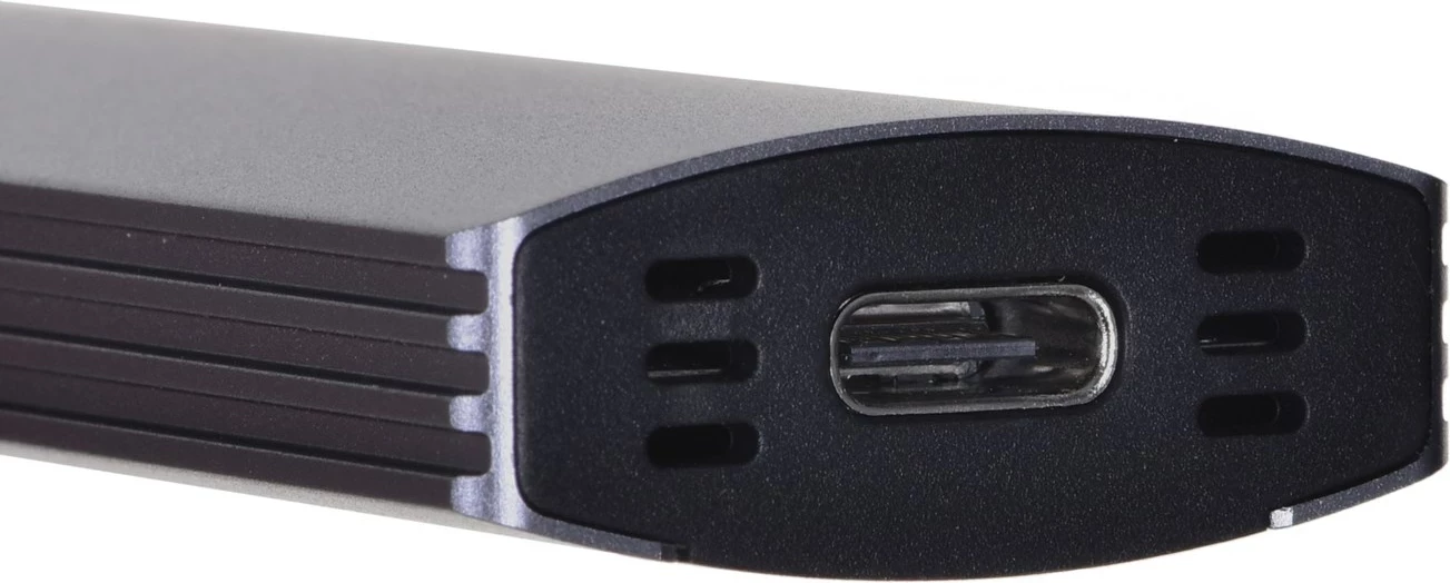 Zunanja kaseta za M.2 SSD, UNITEK, USB 3.2 Gen2 Type-C, NVMe/SATA, siva