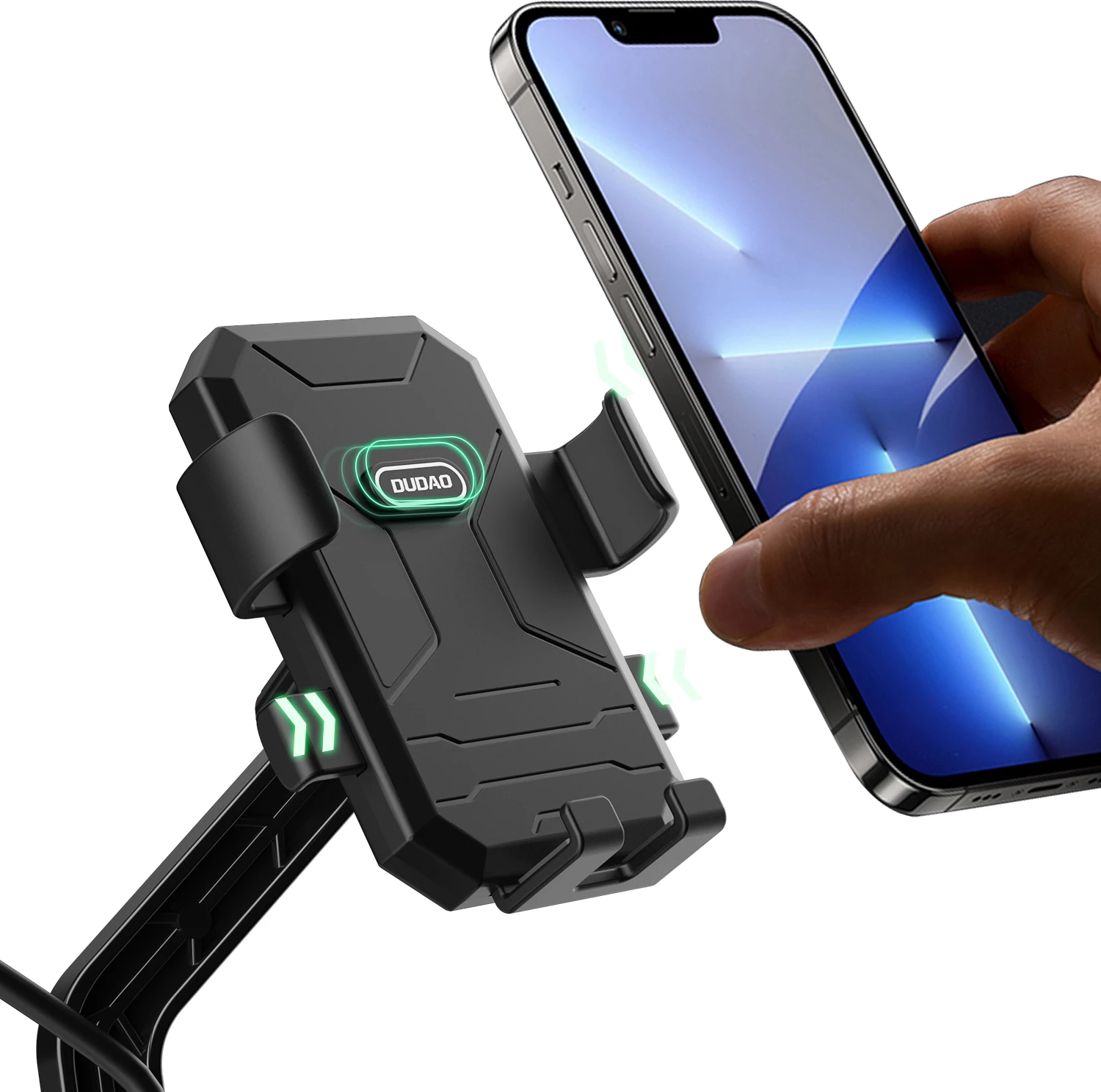 Držalo za telefon za kolo/motor Dudao F7C+, črno