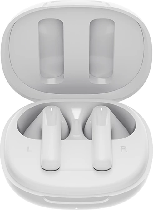 Brezžične slušalke TWS, QCY AilyBuds E20 HT13, Bluetooth 5.4, z mikrofonom, bele