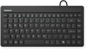 Mini industrijska tipkovnica KeySonic KSK-3230IN, z USB kablom, QWERTZ, črna