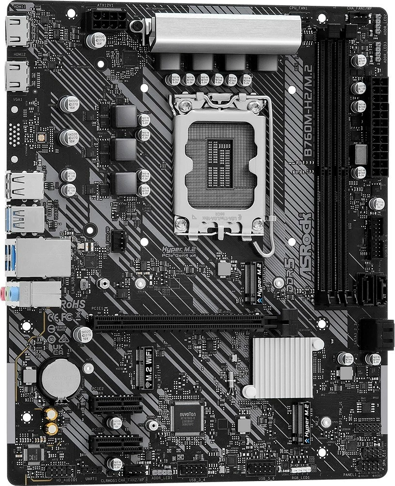 Plošča ASRock B760M-H2/M.2, micro ATX