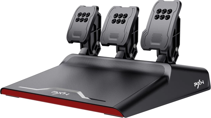 Volan in pedalni set PXN V10 Pro, 3.2 Nm direct-drive, D-volan 270 mm, 17 programabilnih gumbov, USB, za PC/PS4/Xbox, z montažnimi sponkami