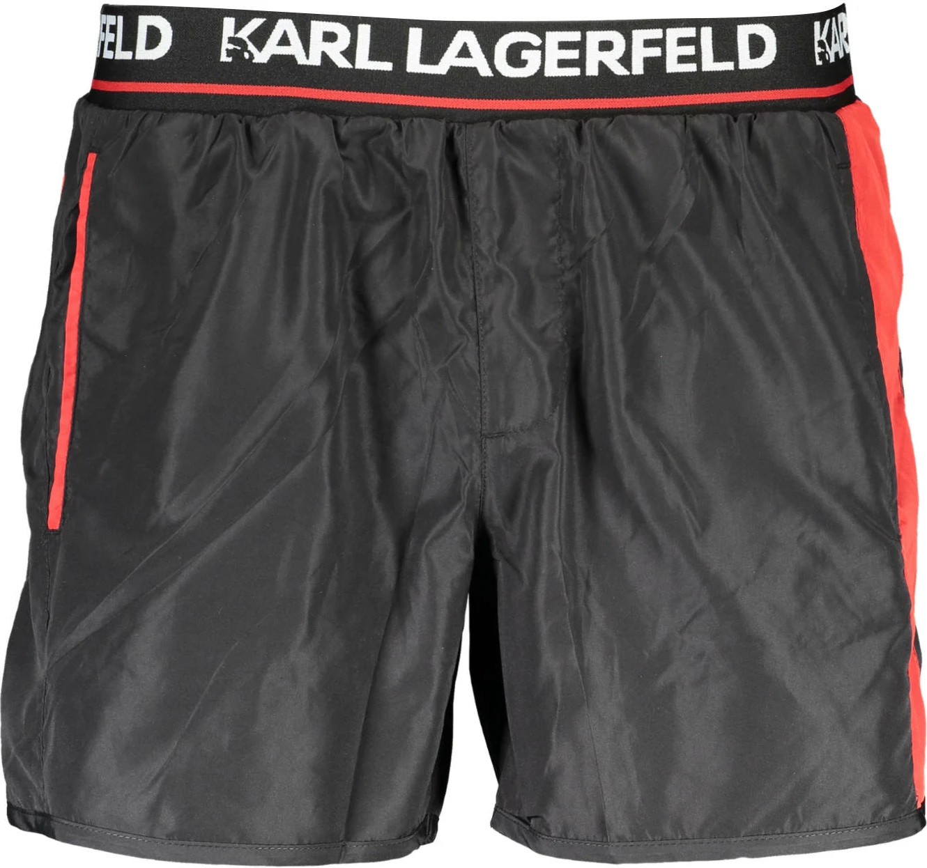 Kopalke kratke za moške KARL LAGERFELD BEACHWEAR, črne