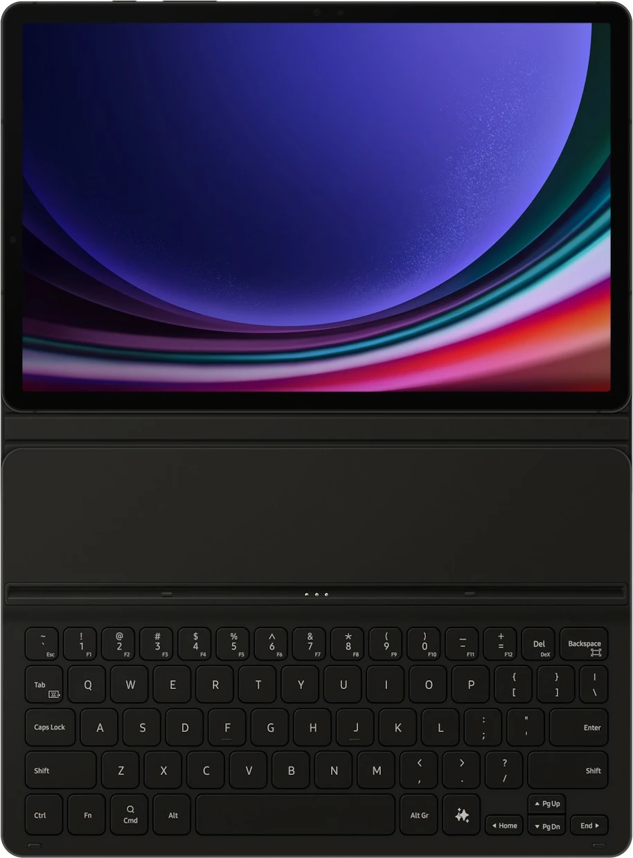 Tastaturni ovitek Galaxy Tab S9 in S9 FE Samsung EF-DX720, QWERTZ, črn