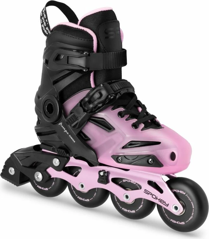 Otroški rolki Spokey, črno/rožnati