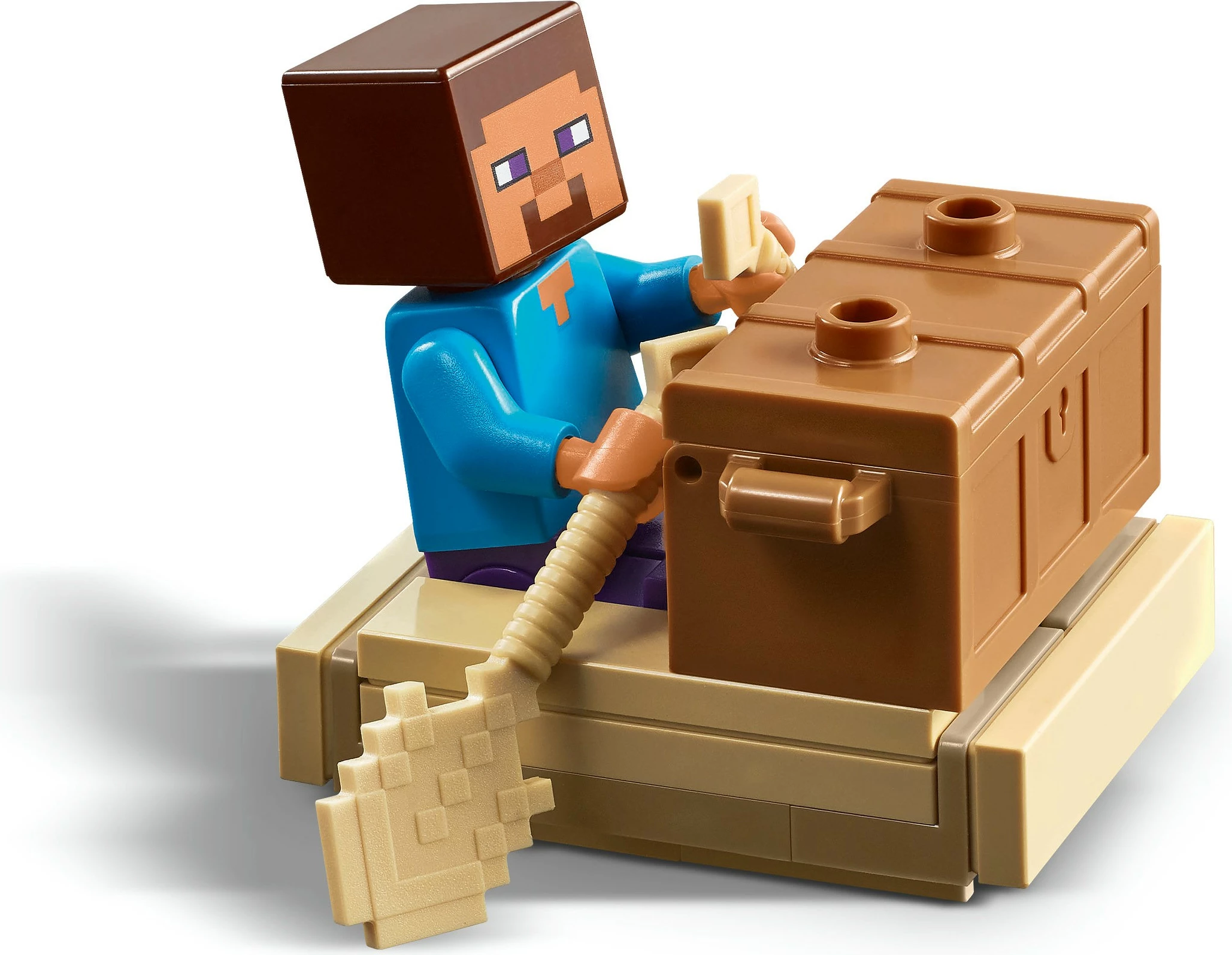 Set za gradnjo LEGO Minecraft 21270 Das Pilzkuh-Haus, 500 kosov, večbarvno